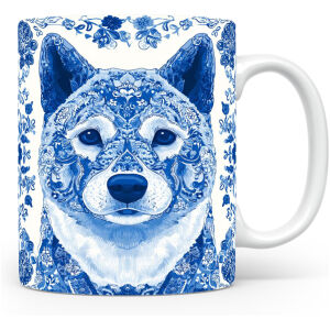 Collectable mok Akita Beker voor koffie of tas voor thee
