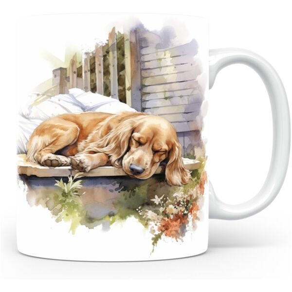 Collectable mok Cocker spaniel Beker voor koffie of tas voor thee