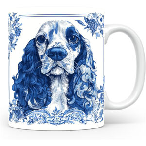 Collectable mok Cocker spaniel Beker voor koffie of tas voor thee