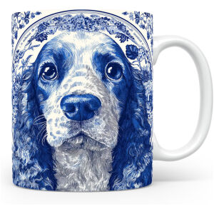 Collectable mok Cocker spaniel Beker voor koffie of tas voor thee