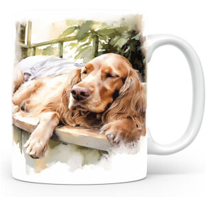 Collectable mok Cocker spaniel Beker voor koffie of tas voor thee