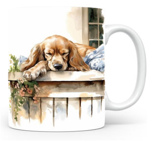 Collectable mok Cocker spaniel Beker voor koffie of tas voor thee