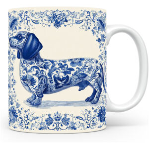 Collectable mok Dachshund Beker voor koffie of tas voor thee