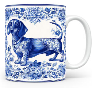 Collectable mok Dachshund Beker voor koffie of tas voor thee