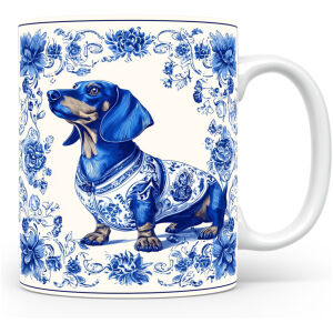 Collectable mok Dachshund Beker voor koffie of tas voor thee