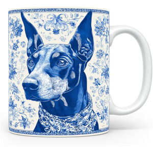 Collectable mok Doberman Beker voor koffie of tas voor thee