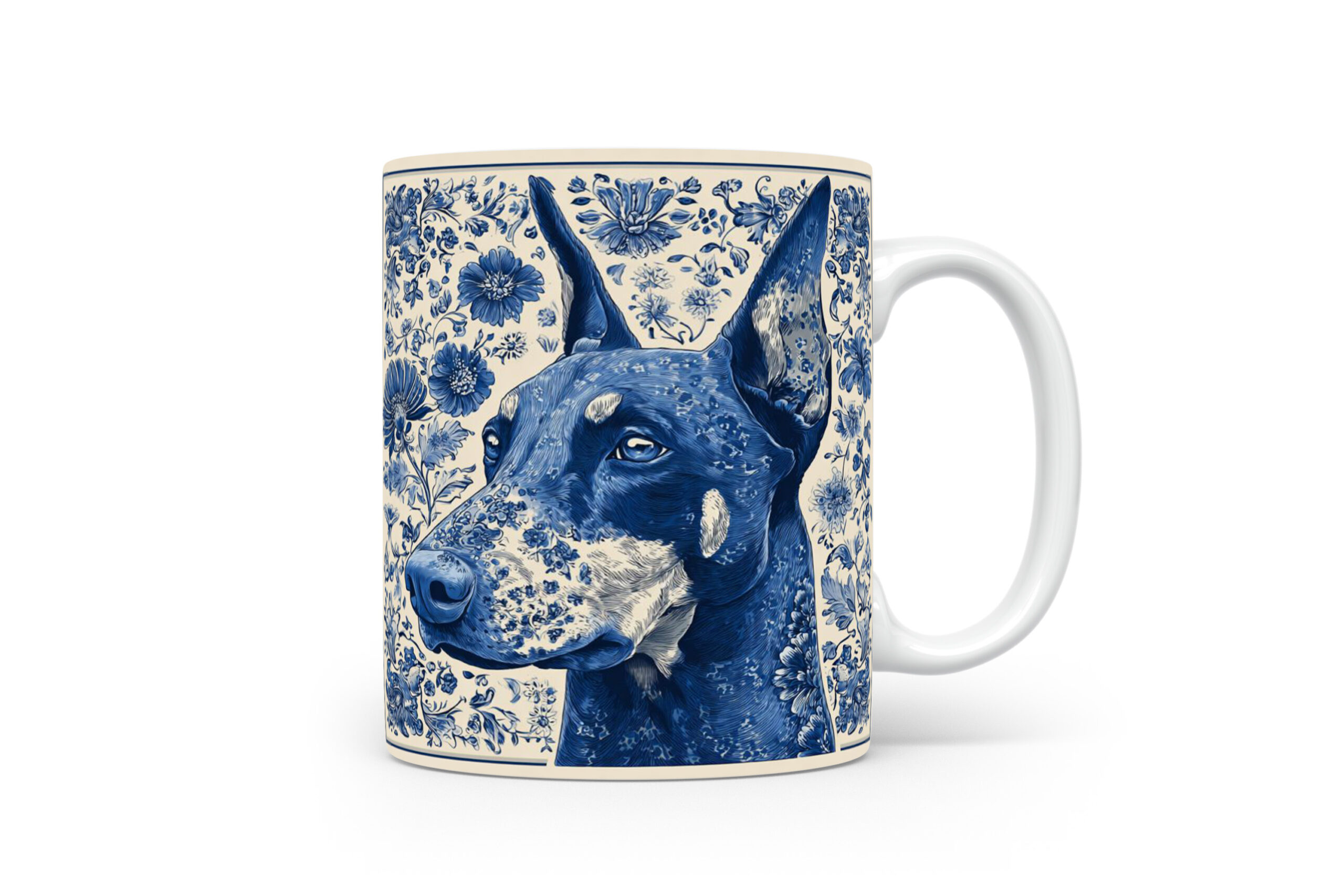 Mok Doberman Collectable mok Doberman Beker voor koffie of tas voor thee