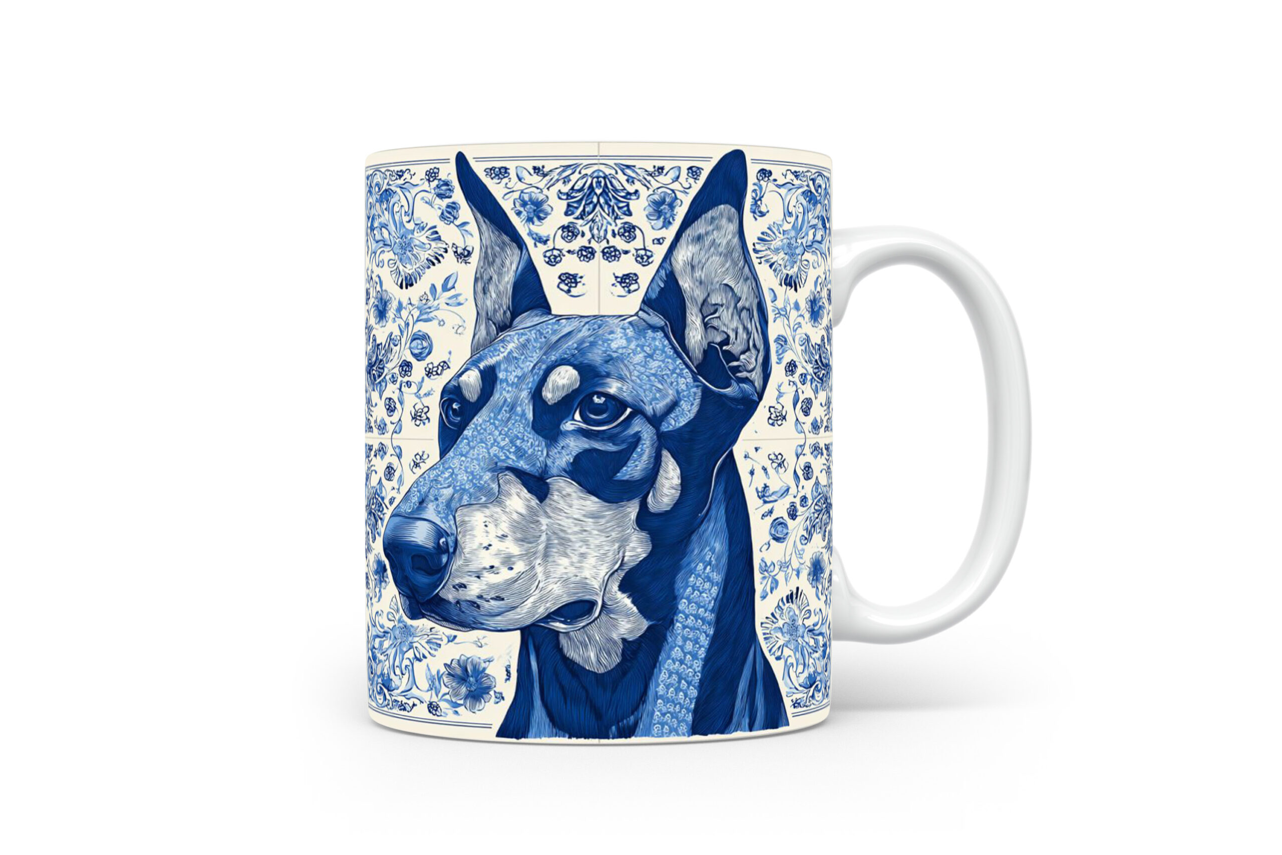 Mok Doberman Collectable mok Doberman Beker voor koffie of tas voor thee