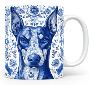 Collectable mok Doberman Beker voor koffie of tas voor thee