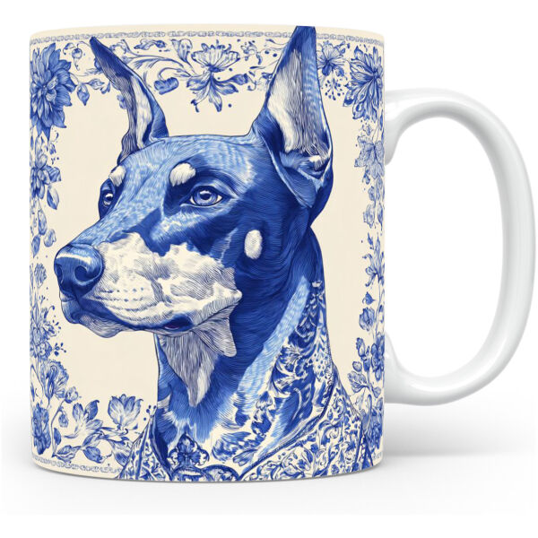 Collectable mok Doberman Beker voor koffie of tas voor thee