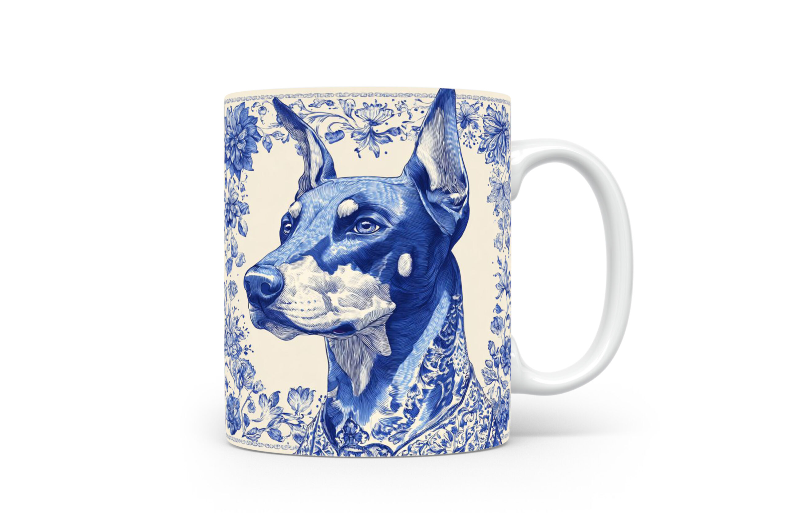 Mok Doberman Collectable mok Doberman Beker voor koffie of tas voor thee