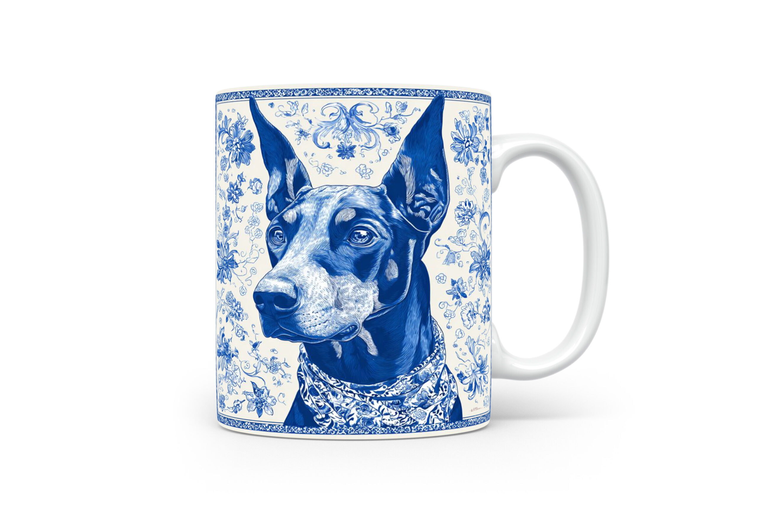 Mok Doberman Collectable mok Doberman Beker voor koffie of tas voor thee