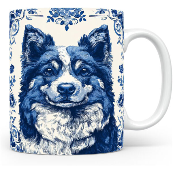 Collectable mok Finse lappenhond Beker voor koffie of tas voor thee