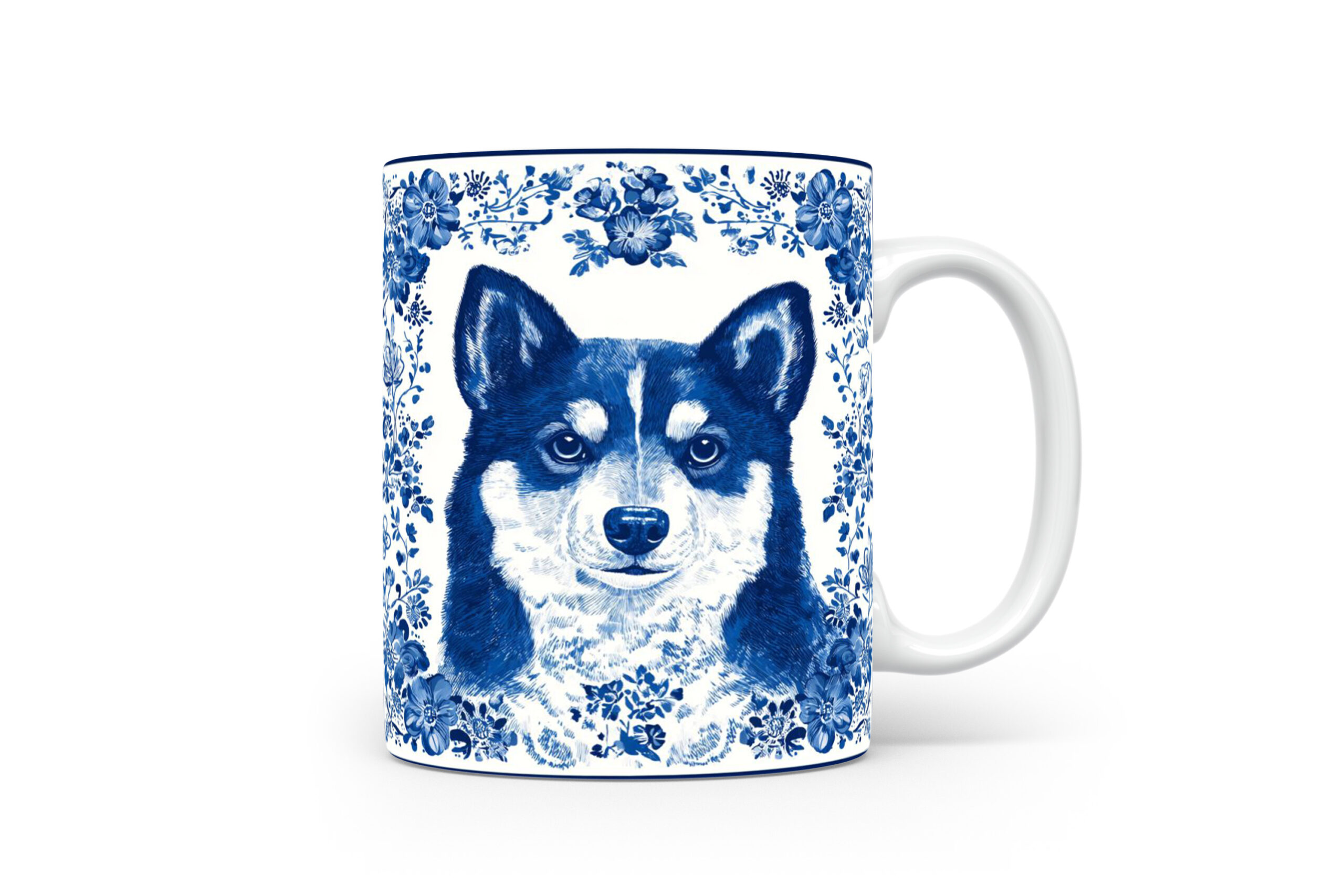 Mok Finse Lappenhond Collectable mok Finse lappenhond Beker voor koffie of tas voor thee