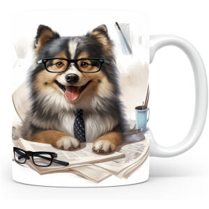 Collectable mok Finse lappenhond Beker voor koffie of tas voor thee