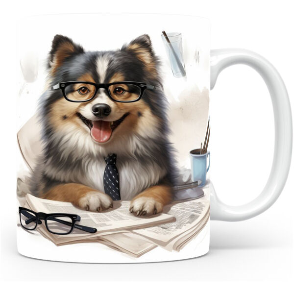 Collectable mok Finse lappenhond Beker voor koffie of tas voor thee