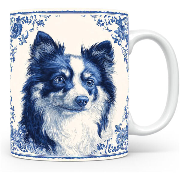 Mok Finse Lappenhond Collectable mok Finse lappenhond Beker voor koffie of tas voor thee