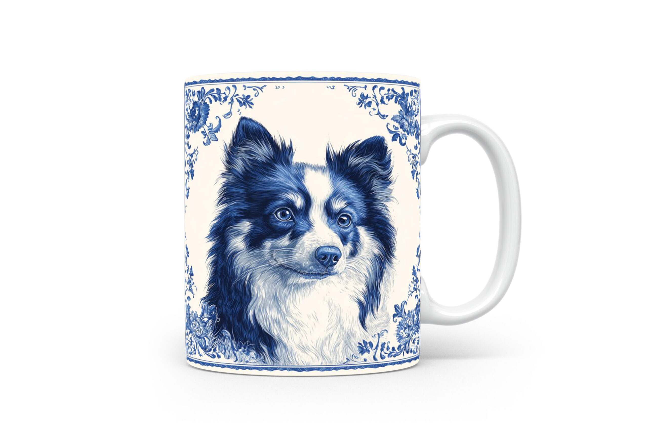 Mok Finse Lappenhond Collectable mok Finse lappenhond Beker voor koffie of tas voor thee