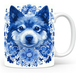 Collectable mok Finse lappenhond Beker voor koffie of tas voor thee