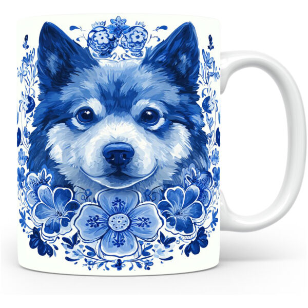 Collectable mok Finse lappenhond Beker voor koffie of tas voor thee