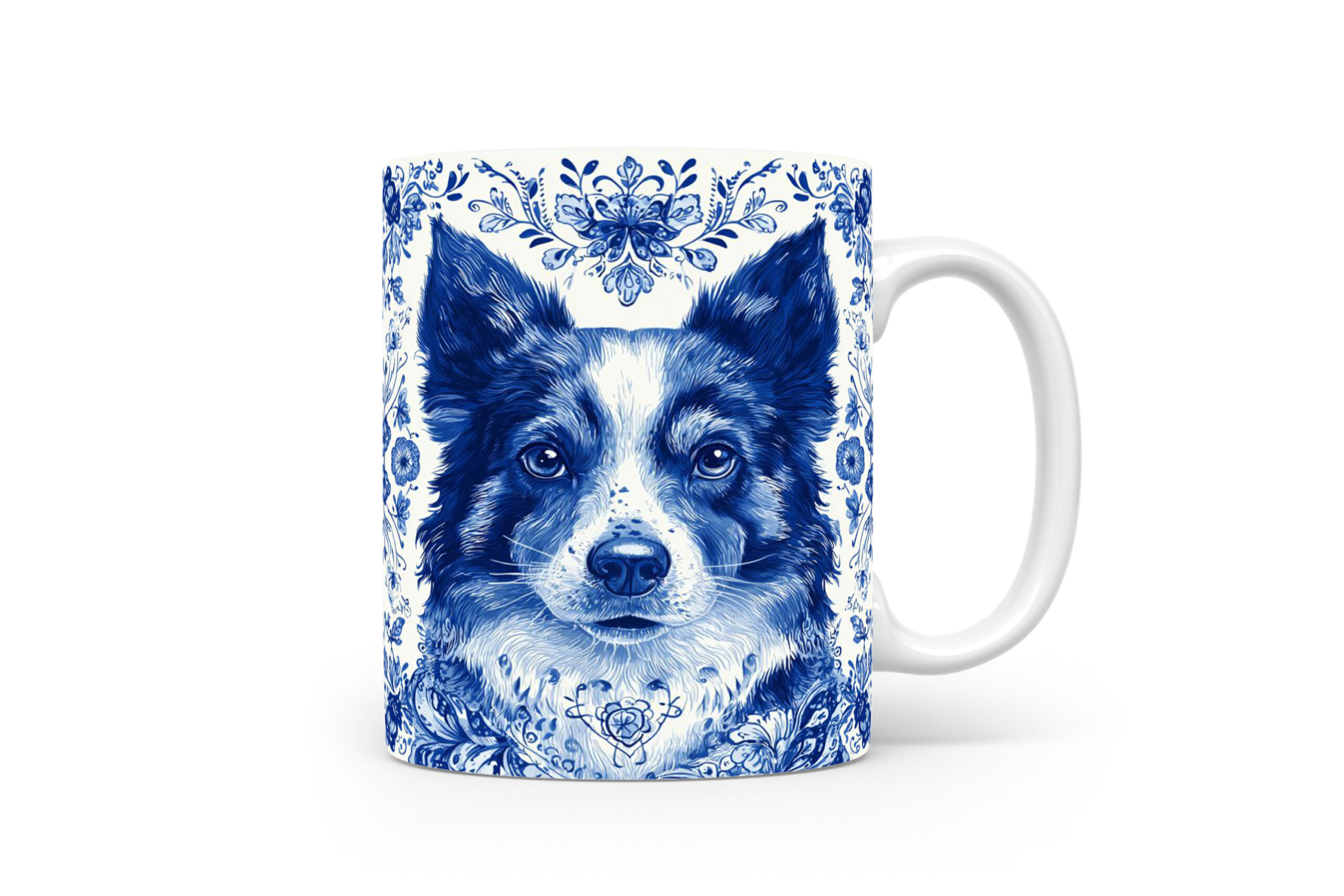 Mok Finse Lappenhond Collectable mok Finse lappenhond Beker voor koffie of tas voor thee