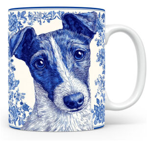 Collectable mok Fox terrier Beker voor koffie of tas voor thee