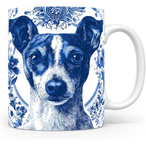 Collectable mok Fox terrier Beker voor koffie of tas voor thee