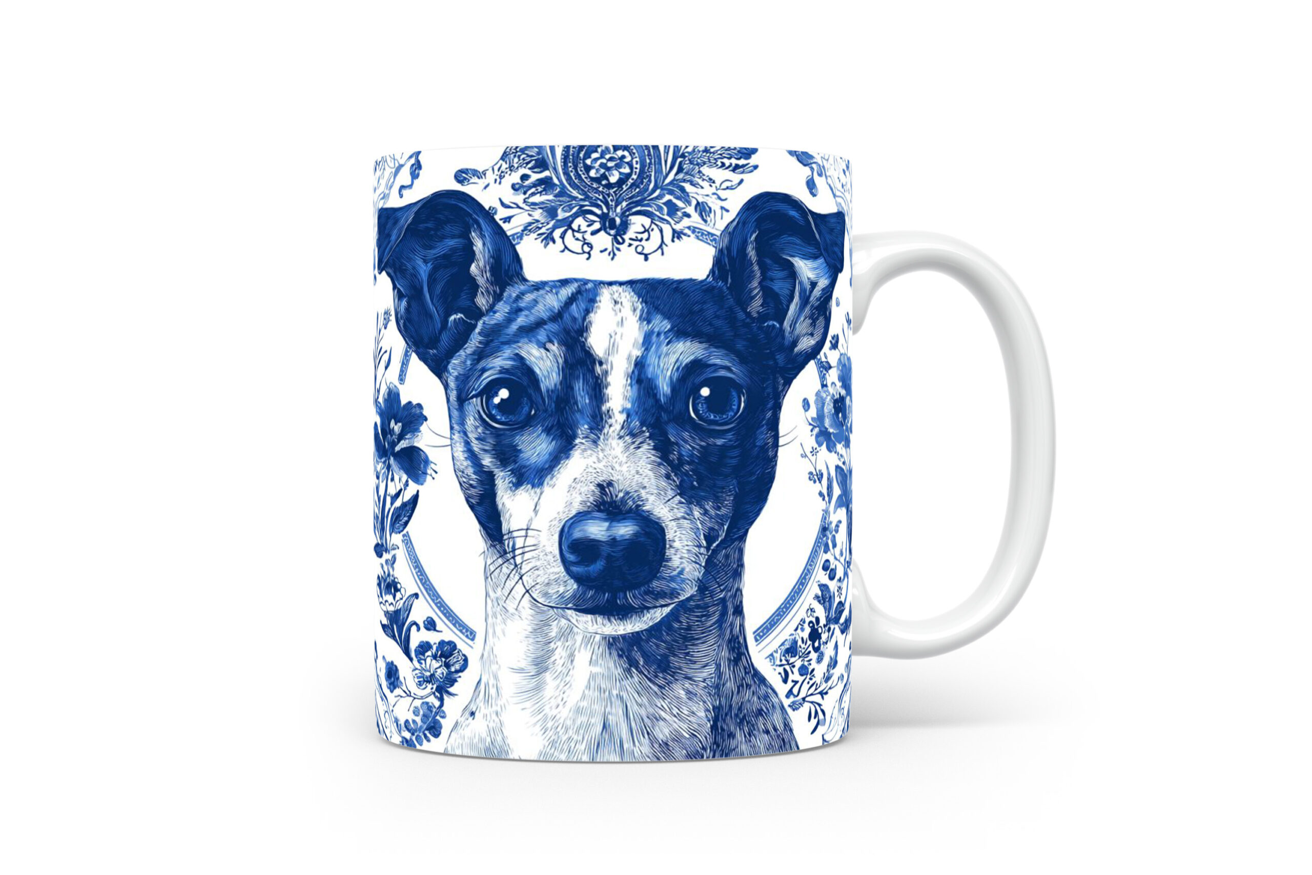 Mok Fox Terrier Collectable mok Fox terrier Beker voor koffie of tas voor thee