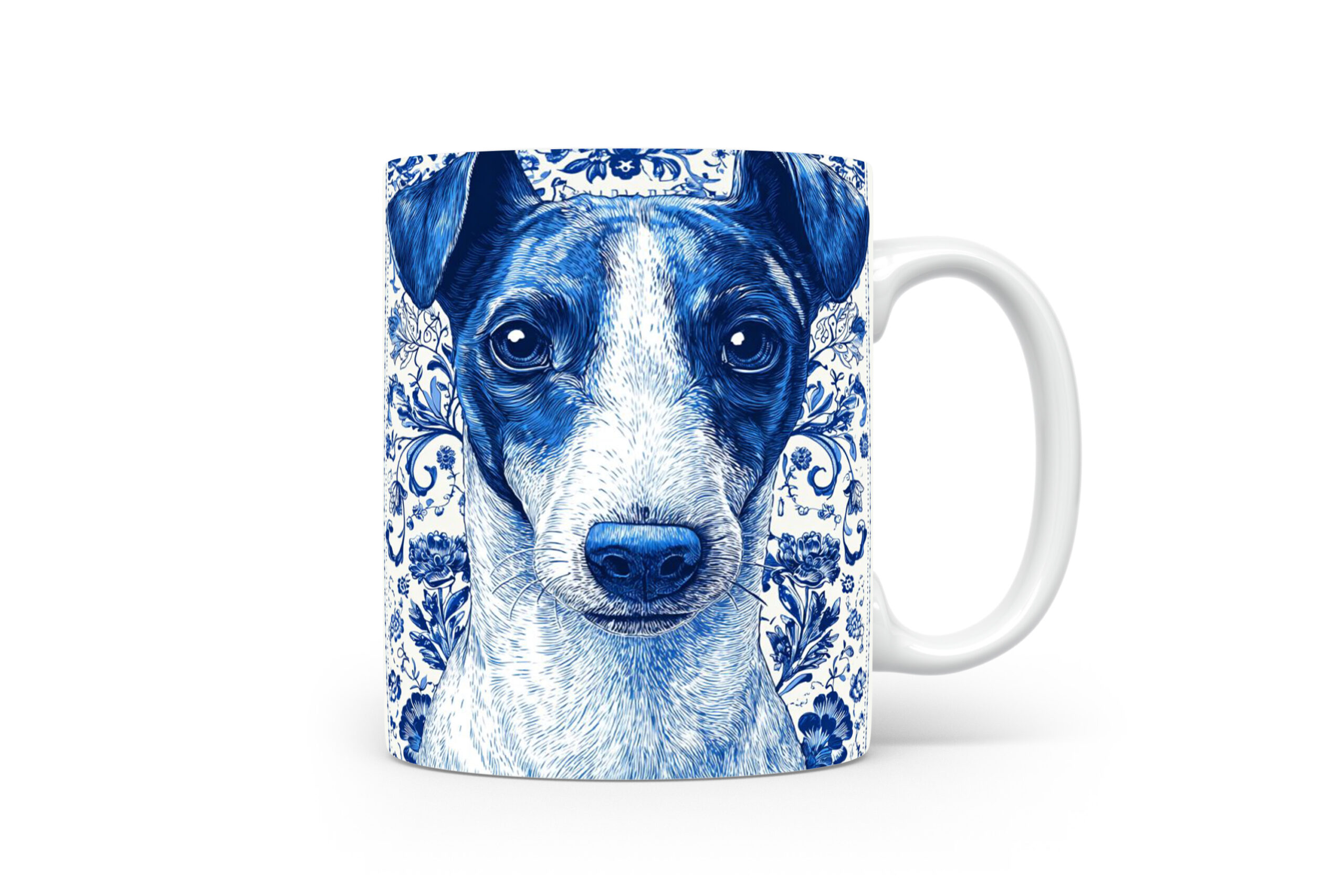 Mok Fox Terrier Collectable mok Fox terrier Beker voor koffie of tas voor thee