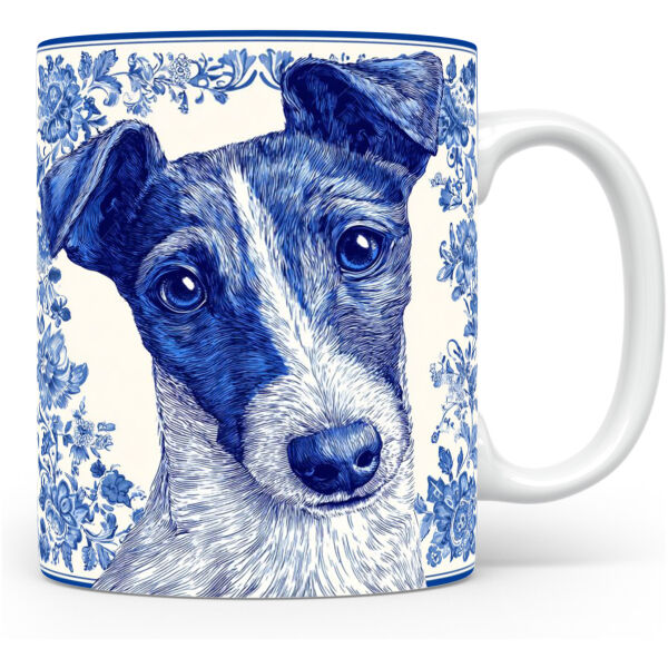 Mok Fox Terrier Collectable mok Fox terrier Beker voor koffie of tas voor thee