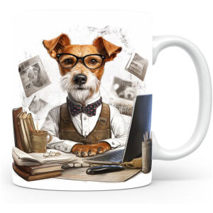 Collectable mok Fox terrier Beker voor koffie of tas voor thee