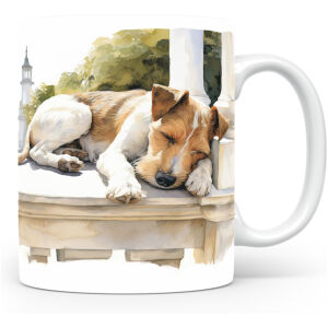 Collectable mok Fox terrier Beker voor koffie of tas voor thee