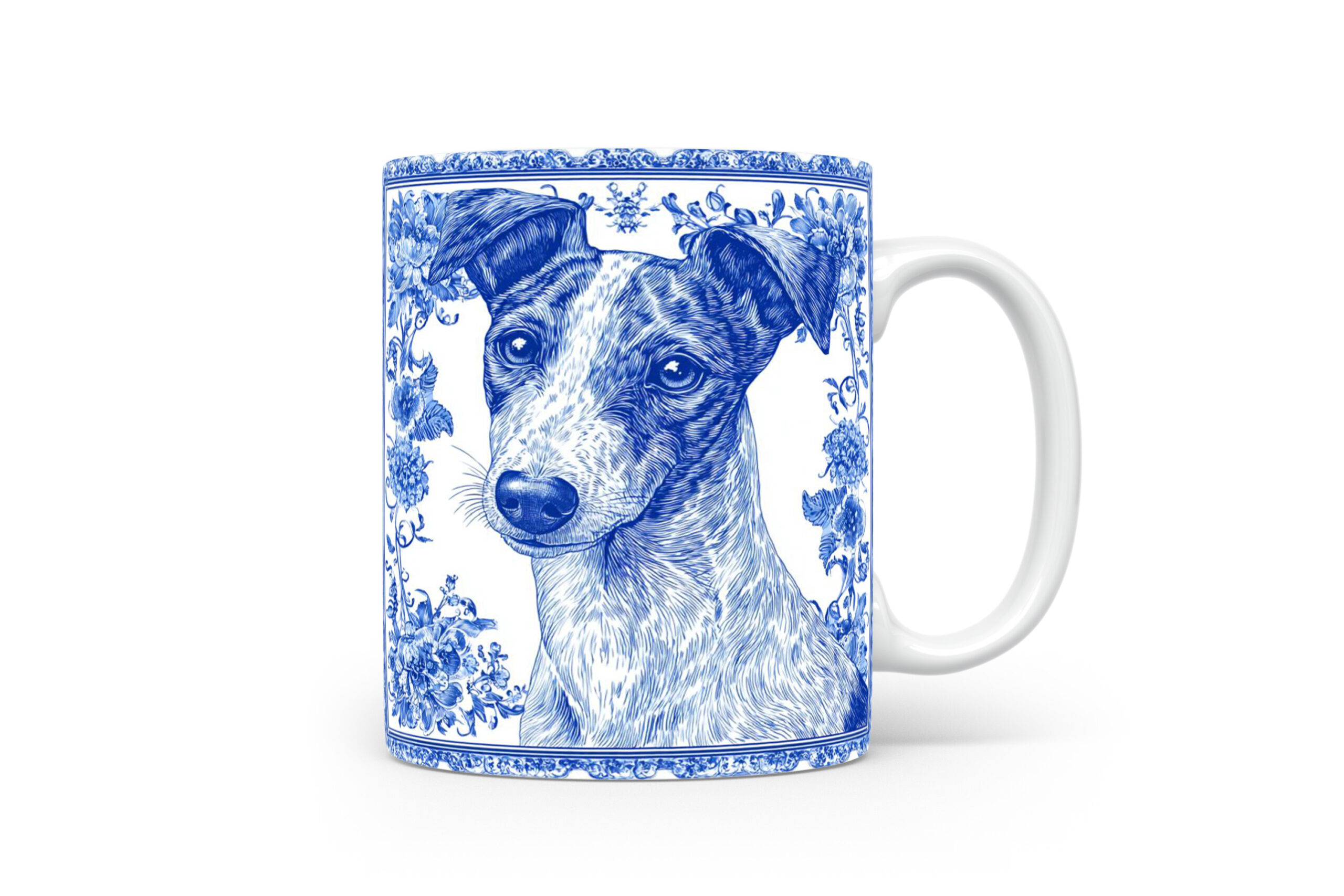 Mok Fox Terrier Collectable mok Fox terrier Beker voor koffie of tas voor thee