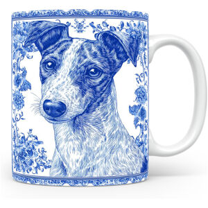 Collectable mok Fox terrier Beker voor koffie of tas voor thee