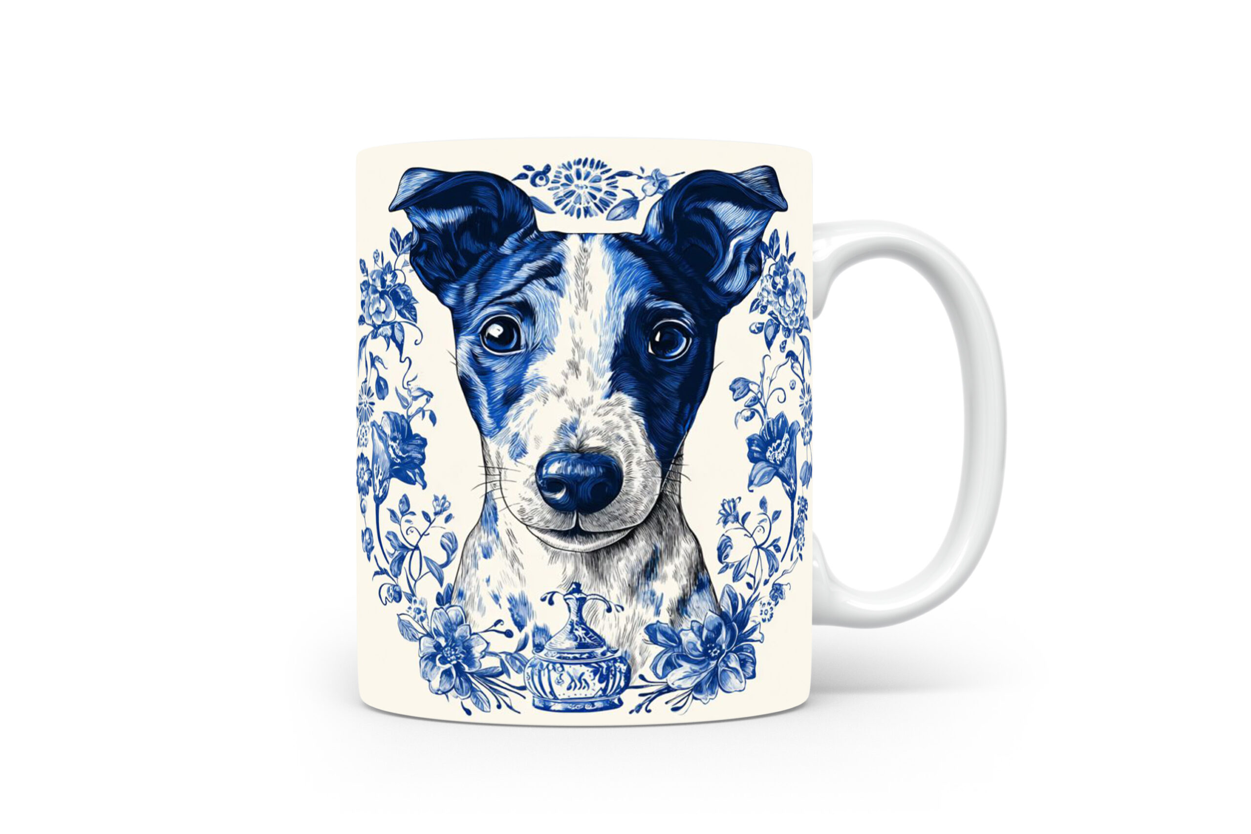 Mok Fox Terrier Collectable mok Fox terrier Beker voor koffie of tas voor thee
