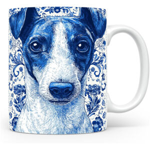 Collectable mok Fox terrier Beker voor koffie of tas voor thee