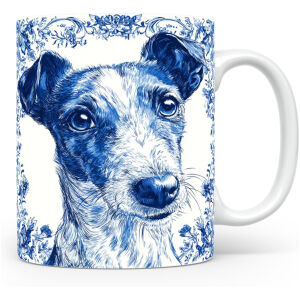 Collectable mok Fox terrier Beker voor koffie of tas voor thee