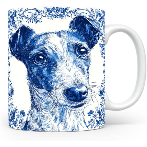 Mok Fox Terrier Collectable mok Fox terrier Beker voor koffie of tas voor thee