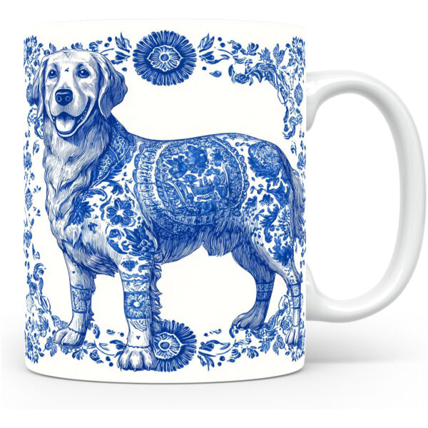 Collectable mok Golden Retriever Beker voor koffie of tas voor thee