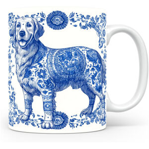 Collectable mok Golden Retriever Beker voor koffie of tas voor thee