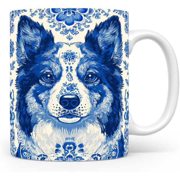 Collectable mok IJslandse herdershond Beker voor koffie of tas voor thee