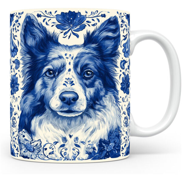 Collectable mok IJslandse herdershond Beker voor koffie of tas voor thee