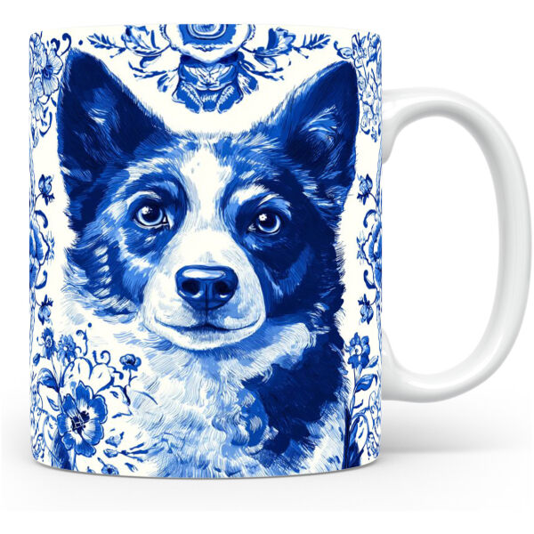 Collectable mok IJslandse herdershond Beker voor koffie of tas voor thee