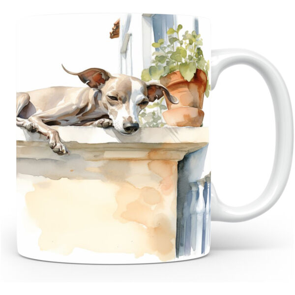 Collectable mok Italiaanse windhond Beker voor koffie of tas voor thee