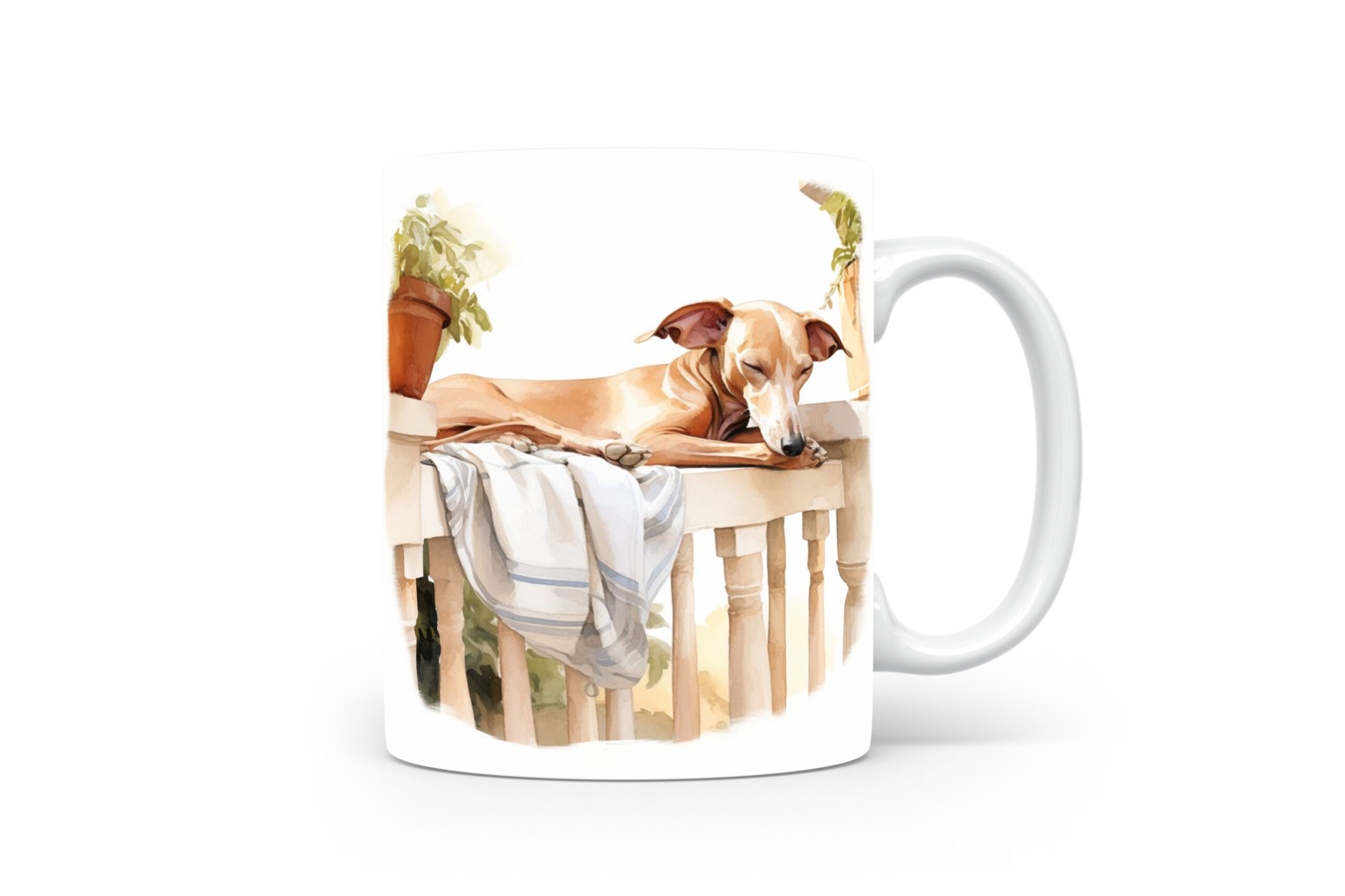 Mok Italiaanse Windhond Collectable mok Italiaanse windhond Beker voor koffie of tas voor thee