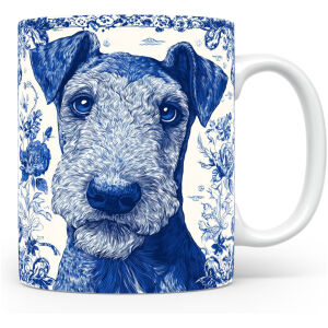 Collectable mok Airedale terrier Beker voor koffie of tas voor thee