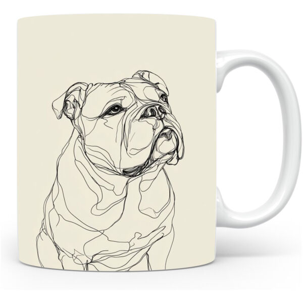 Beker Amerikaanse Bulldog Amerikaanse Bulldog