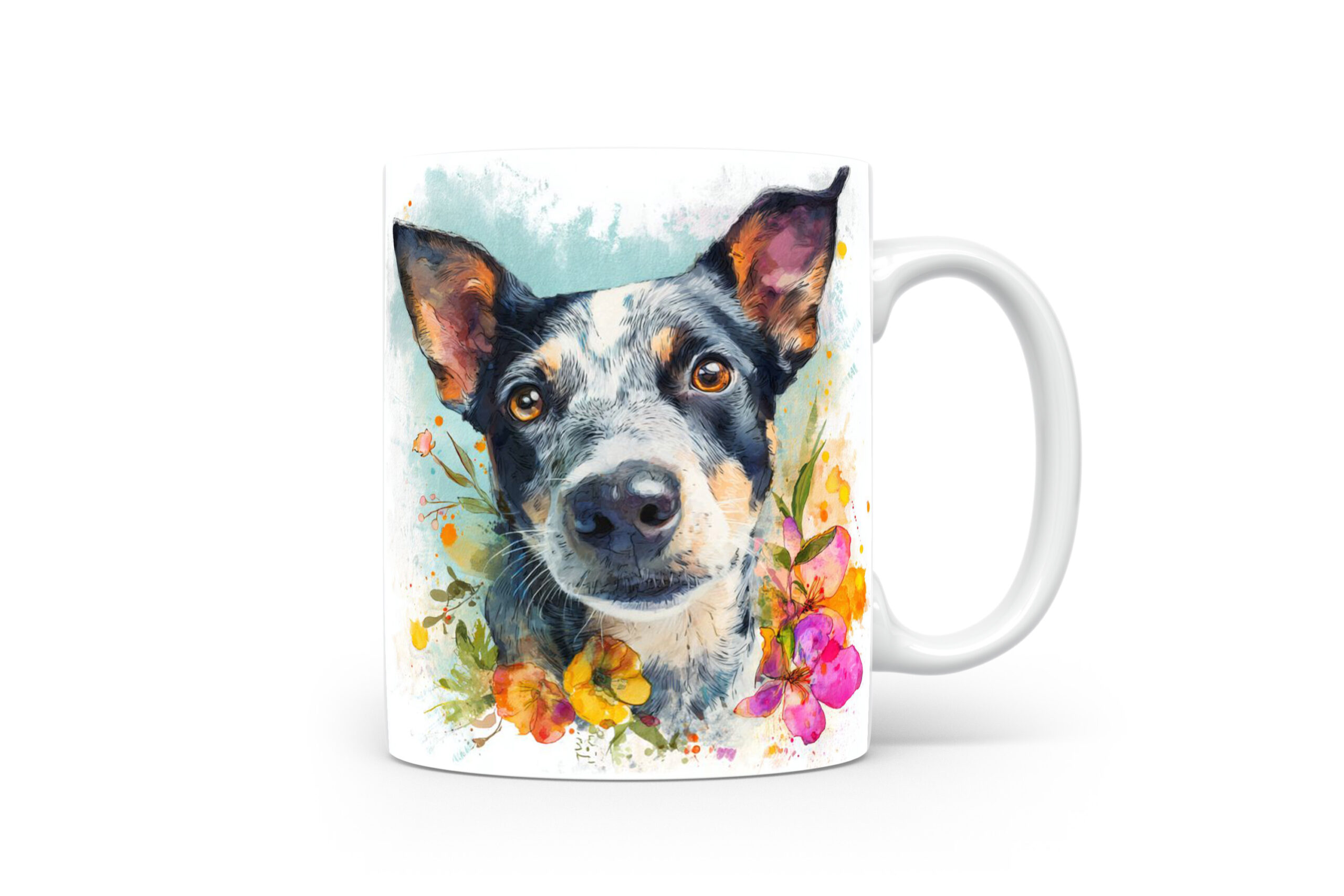 Beker Australische Stumpy Tail Herdershond Australische Stumpy Tail Herdershond