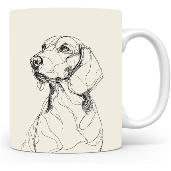 Beker Oostenrijkse Zwarte En Tan Hond Oostenrijkse Zwarte en Tan Hond