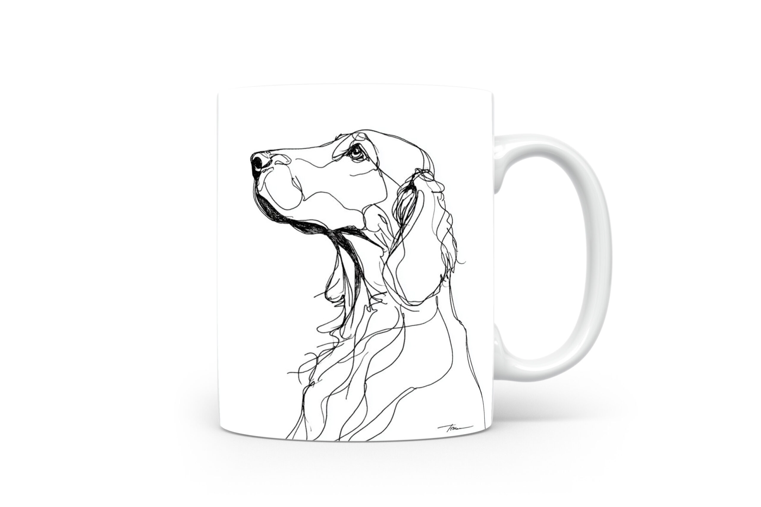 Beker Ierse Setter Ierse Setter